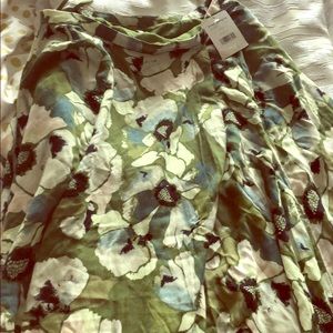 Free people flowy skirt with slit